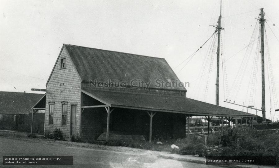 Postcard: Railroad Station, Nantucket, Massachusetts